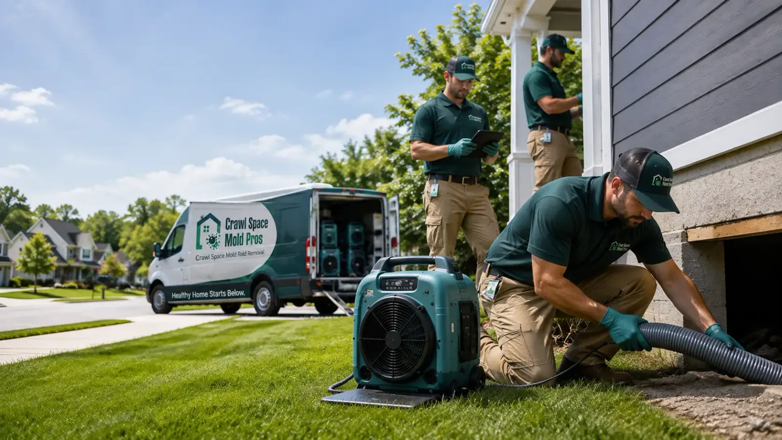 Crawl Space Mold Removal in Hooversville, PA